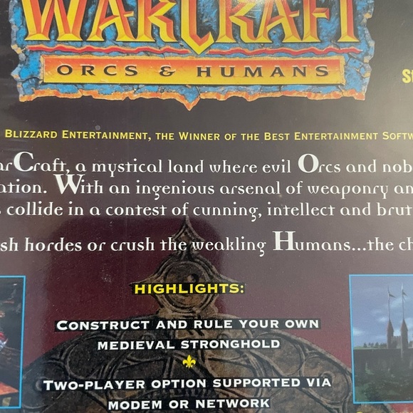 New WarCraft Orcs and Humans Computer Game - Picture 5 of 11